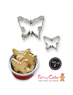 Cortador Galletas Mariposa 2ud PME