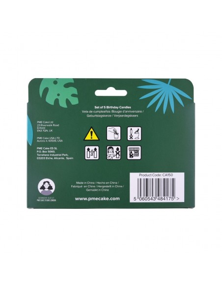 Velas Dinosaurio 4ud PME