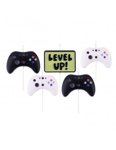 Velas Mando Videojuego 4ud PME