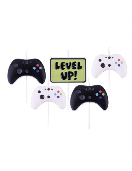Velas Mando Videojuego 4ud PME