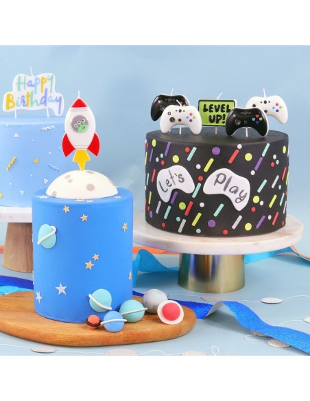 Velas Mando Videojuego 4ud PME