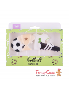 Velas Futbol 4ud PME