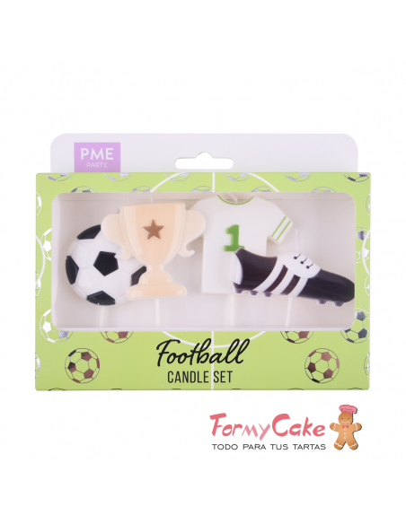 Velas Futbol 4ud PME