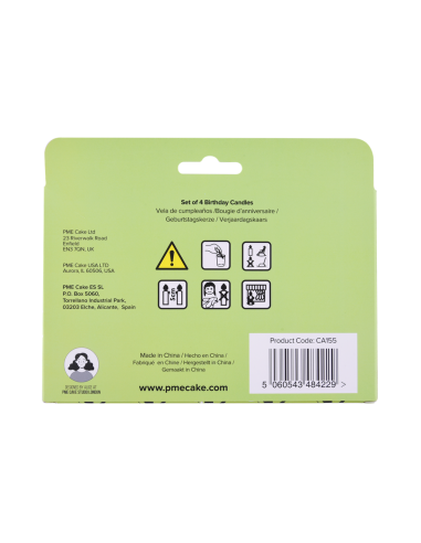 Velas Futbol 4ud PME