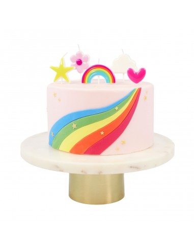 Velas Arcoiris 4ud PME