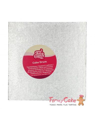 Base Cuadrada para Tartas Gruesa 38cm