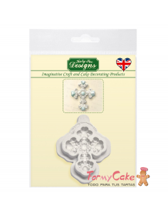 Molde de Silicona Cruz Perlada Katy Sue