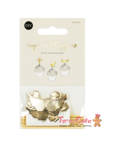 Topper Para Cupcakes Primera Comunión Partydeco