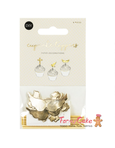 Topper Para Cupcakes Primera Comunión Partydeco