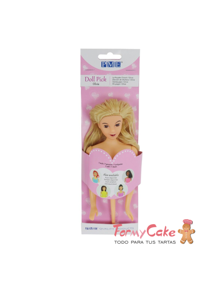 Muñeca Rubia para Tartas PME