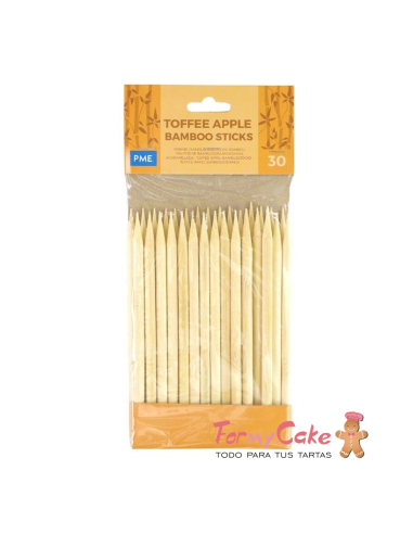 Palitos De Bambu Para Manzana de Caramelo PME
