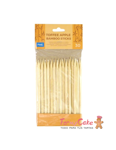 Palitos De Bambu Para Manzana de Caramelo PME