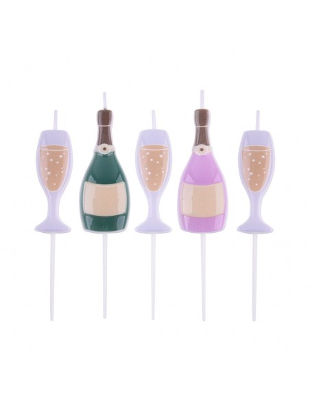 Velas Prosecco 5ud PME