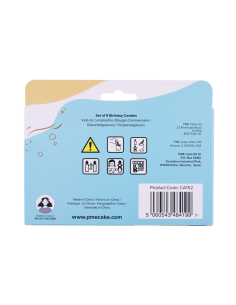 Velas Fiesta Tropical 5ud PME 2