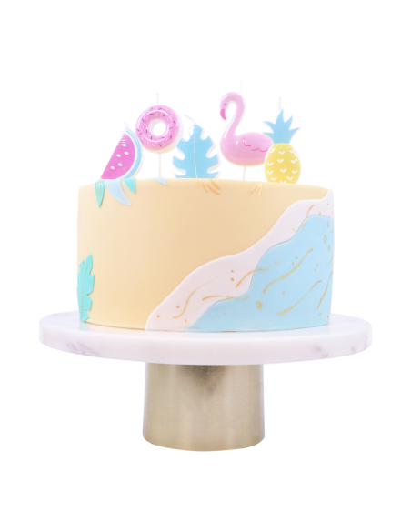 Velas Fiesta Tropical 5ud PME