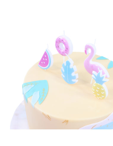 Velas Fiesta Tropical 5ud PME