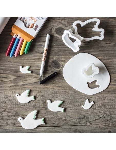 Kit 3 Cortadores Paloma Decora