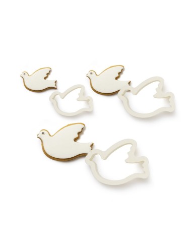 Kit 3 Cortadores Paloma Decora