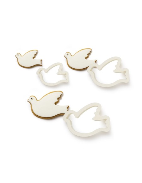 Kit 3 Cortadores Paloma Decora