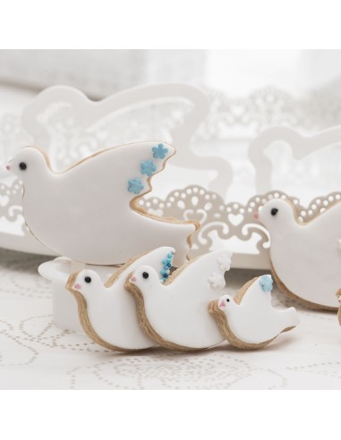 Kit 3 Cortadores Paloma Decora