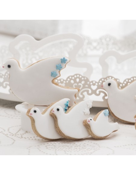 Kit 3 Cortadores Paloma Decora