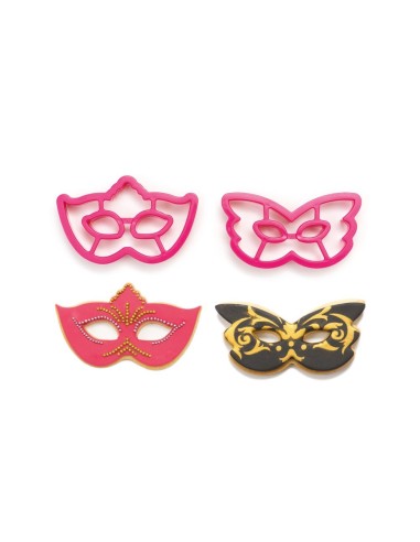 Kit 2 Cortadores Máscara Decora