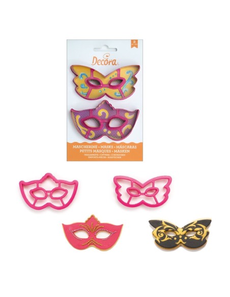 Kit 2 Cortadores Máscara Decora