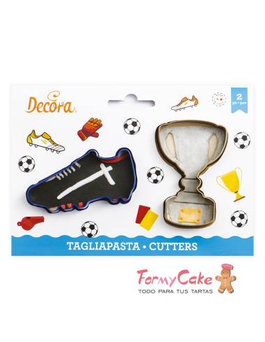 Kit Cortadores Trofeo Y Zapatilla 2ud. Decora