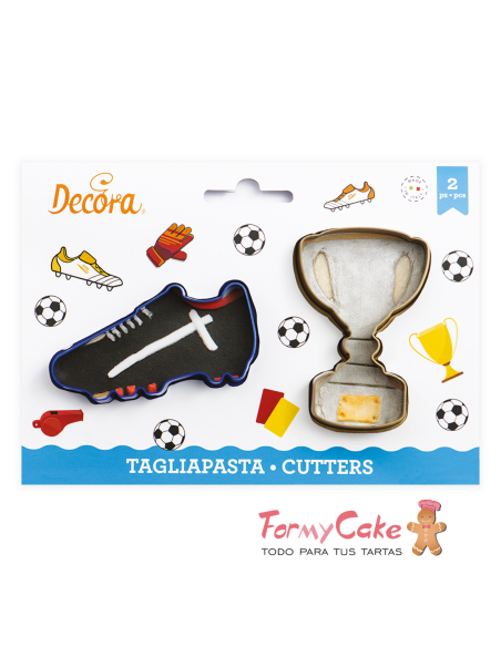 Kit Cortadores Trofeo Y Zapatilla 2ud. Decora