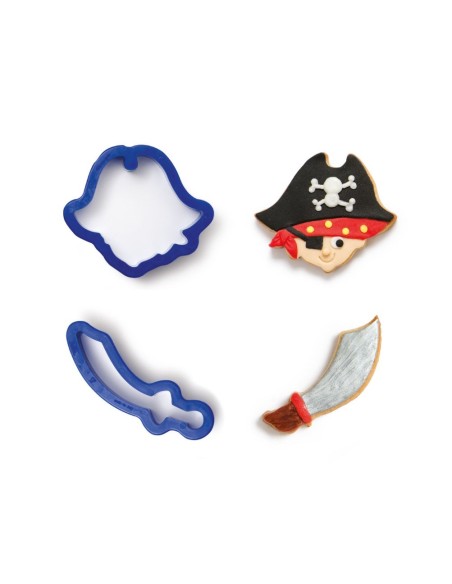 Kit Cortadores Pirata Y Sable 2ud. Decora