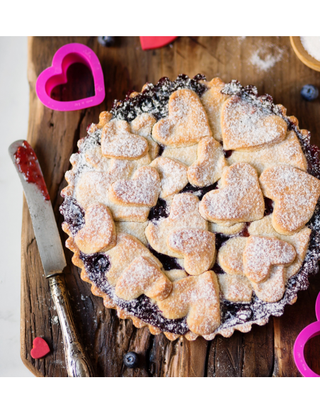 Set 4 Cortadores De Corazón Decora