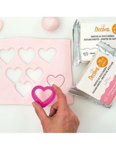 Set 4 Cortadores De Corazón Decora
