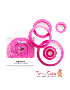 Set 6 Cortadores De Círculo Decora