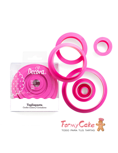 Set 6 Cortadores De Círculo Decora