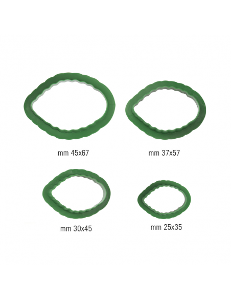 Kit Cortador Hojas De Rosa 4ud Decora