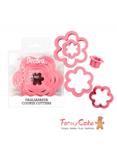 Cortante Flor 6ud Decora