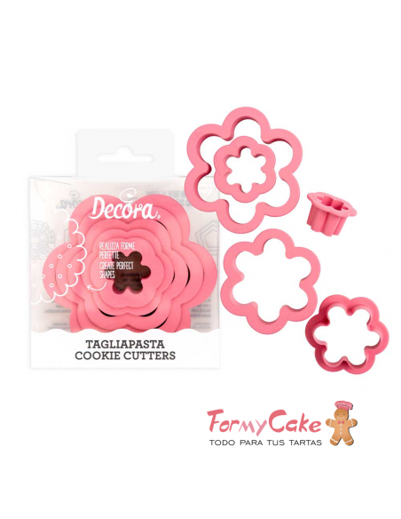 Cortante Flor 6ud Decora
