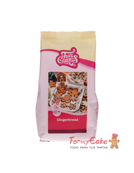 Preparado Galletas De Jengibre 500gr Funcakes
