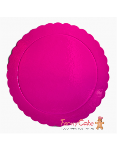 Base Ondulada Extrafuerte Fucsia 35cm