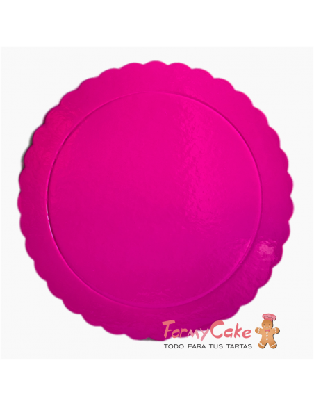 Base Ondulada Extrafuerte Fucsia 35cm