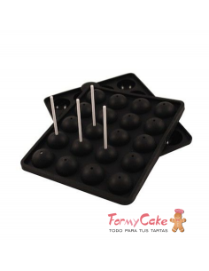 Molde Silicona 20 mini Cake Pops Pastkolor