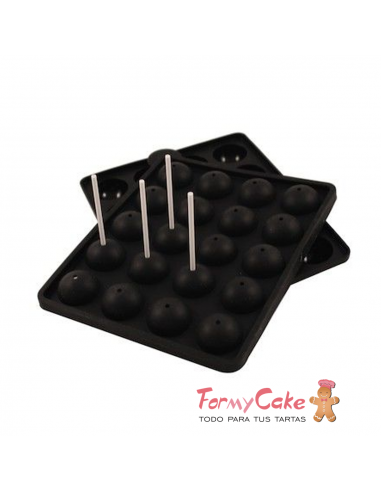 Molde Silicona 20 mini Cake Pops Pastkolor