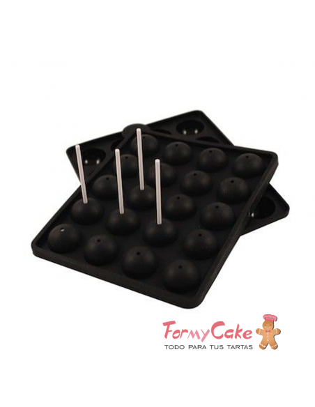 Molde Silicona 20 mini Cake Pops Pastkolor