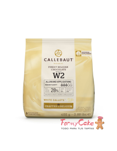 Chocolate Callets -White- 400gr Callebaut