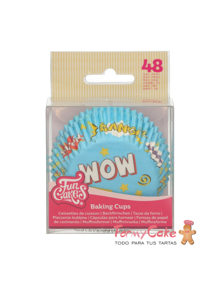 Cápsulas para Hornear Cómic 48ud. Funcakes