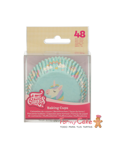 Cápsulas para Hornear Unicornio 48ud. Funcakes