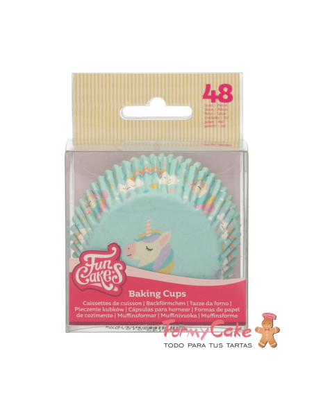 Cápsulas para Hornear Unicornio 48ud. Funcakes