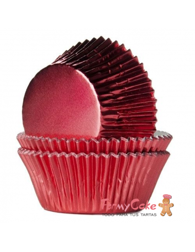 Cápsulas Rojas Metalizadas 24ud House of Marie 