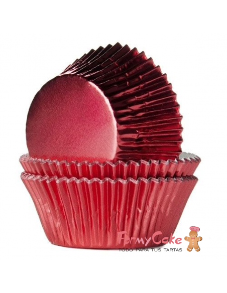 Cápsulas Rojas Metalizadas 24ud House of Marie 