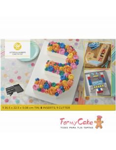 Molde Números y Letras Wilton